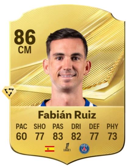 Fabián Ruiz 86 Common CM FC 26 card