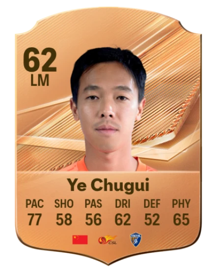 Ye Chugui 62 Common LM FC 26 card
