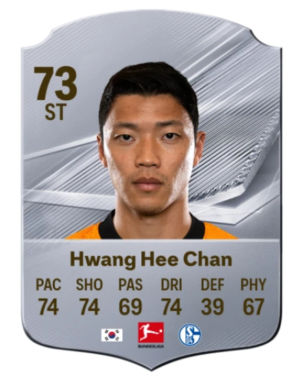 Hwang Hee Chan 73 Silver ST FC 27 card