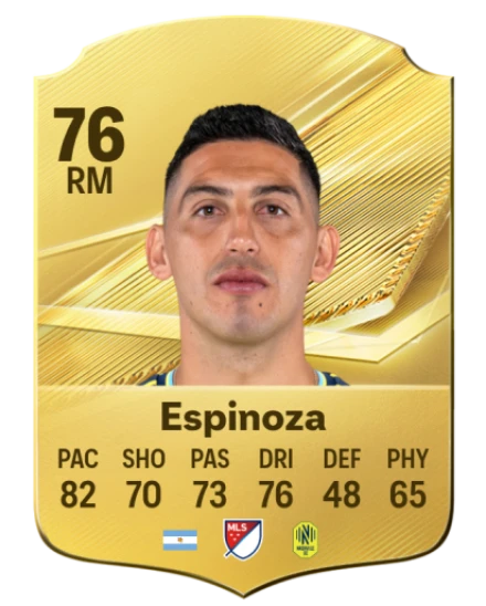 Espinoza 76 Common RM FC 26 card