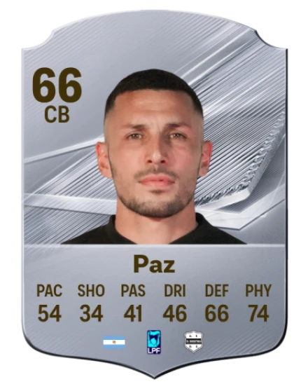 Paz 66 Common CB FC 26 card