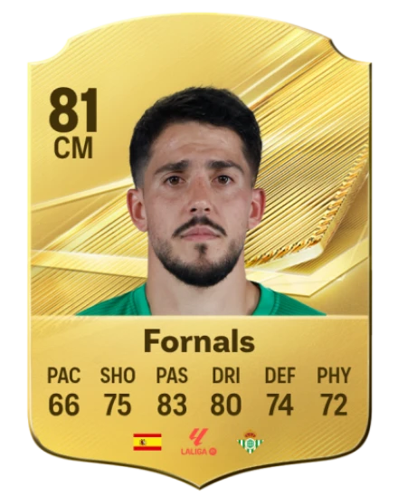Fornals 81 Common CM FC 26 card