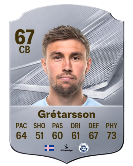 Grétarsson 67 Rare CB FC 26 card