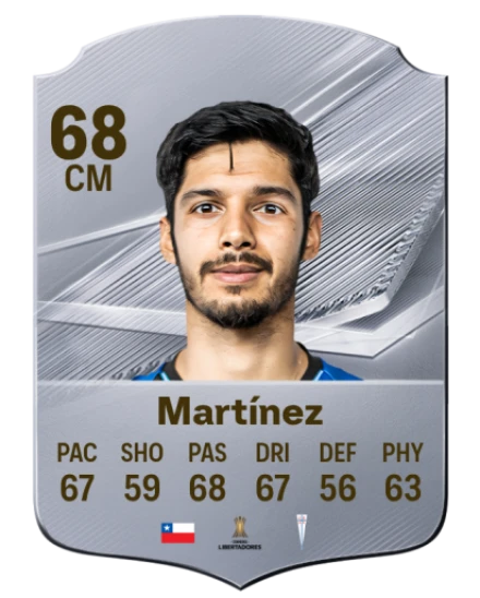 Martínez 68 Silver CM FC 27 card