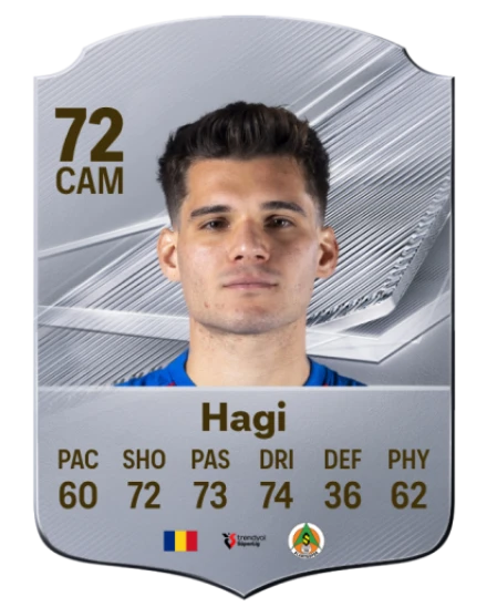 Hagi 72 Common CAM FC 26 card