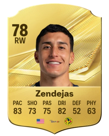 Zendejas 78 Common RW FC 26 card