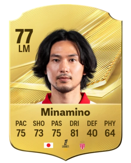 Minamino 77 Common LM FC 26 card