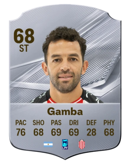Gamba 68 Silver ST FC 27 card