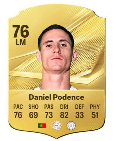 Daniel Podence 76 Common LM FC 26 card