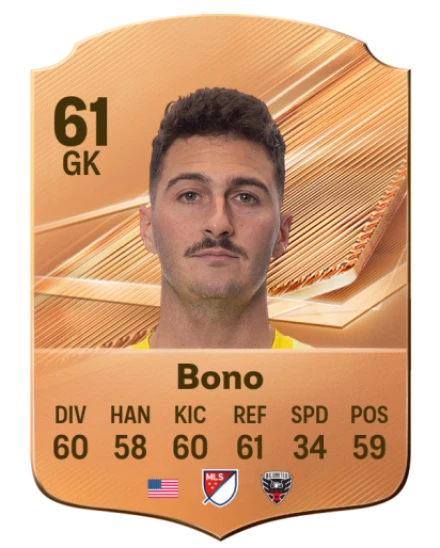 Bono 61 Bronze GK FC 27 card