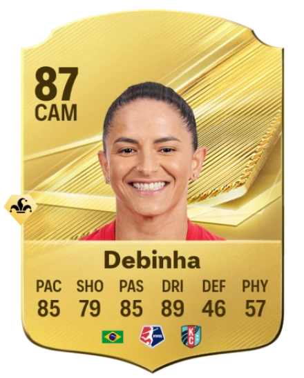 Debinha 87 Common CAM FC 26 card