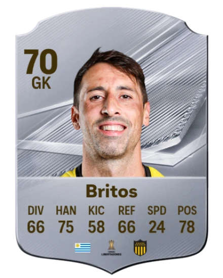 Britos 70 Common GK FC 26 card