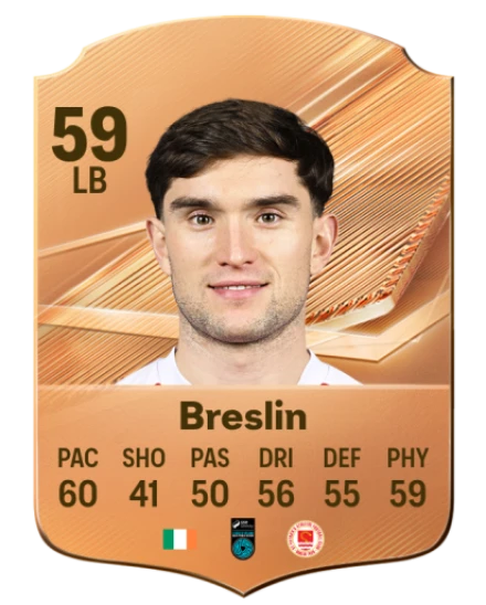 Breslin 59 Bronze LB FC 27 card