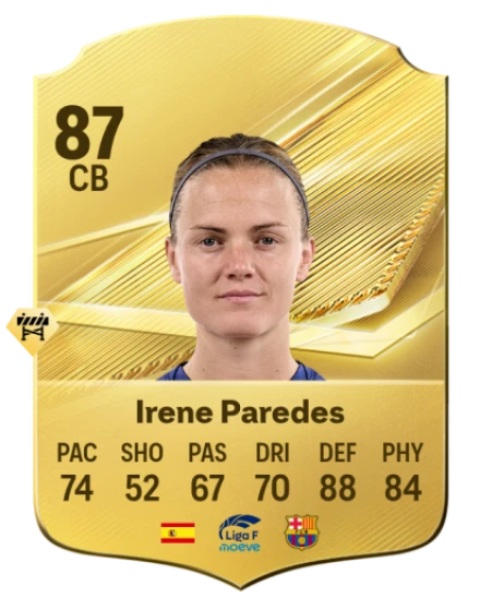 Irene Paredes 87 Common CB FC 26 card