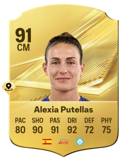Alexia Putellas 91 Common CM FC 26 card