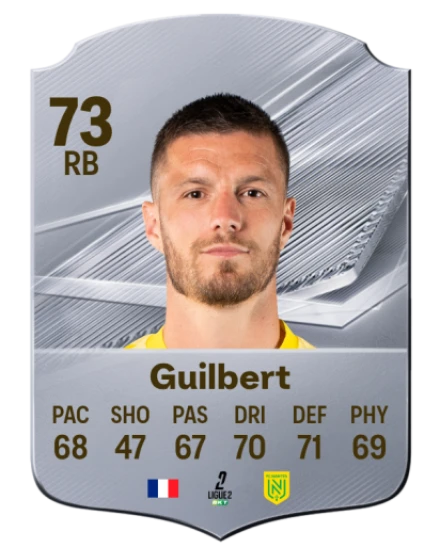 Guilbert 73 Common RB FC 26 card