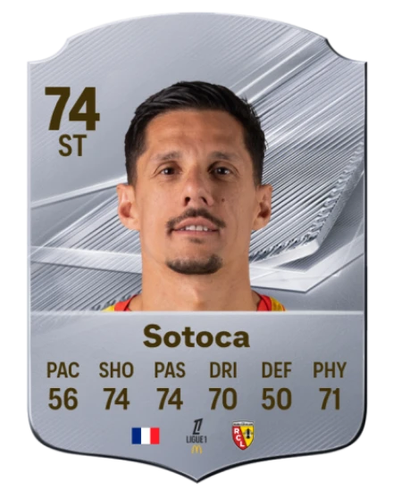 Sotoca 74 Silver ST FC 27 card