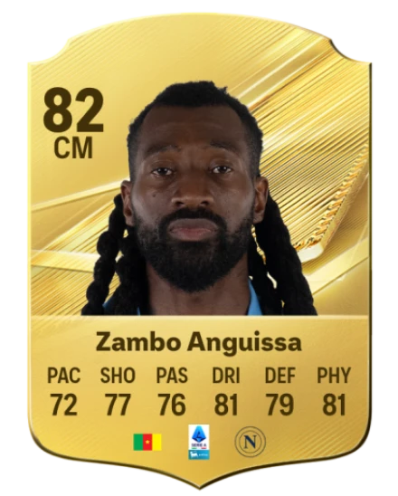 Zambo Anguissa 82 Common CM FC 26 card