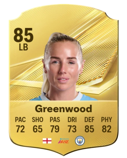 Greenwood 85 Common LB FC 26 card