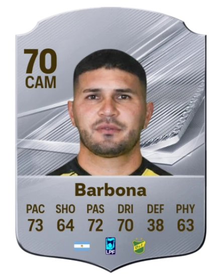 Barbona 70 Common CAM FC 26 card