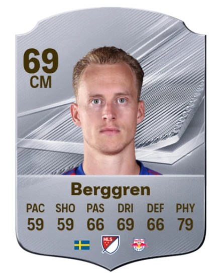 Berggren 69 Common CM FC 26 card