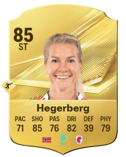 Hegerberg 85 Common ST FC 26 card