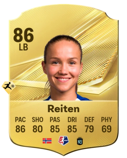 Reiten 86 Common LB FC 26 card