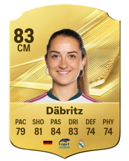 Däbritz 83 Common CM FC 26 card