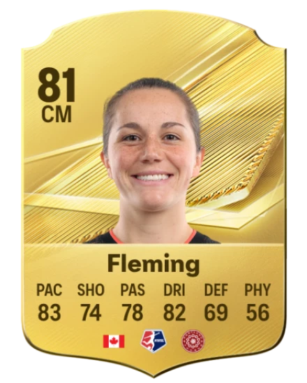 Fleming 81 Common CM FC 26 card