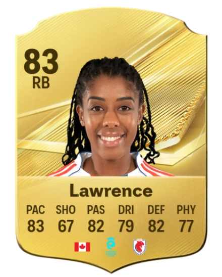Lawrence 83 Common RB FC 26 card