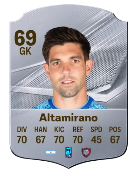 Altamirano 69 Common GK FC 26 card
