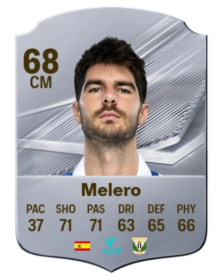 Melero 68 Silver CM FC 27 card