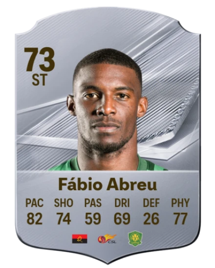 Fábio Abreu 73 Common ST FC 26 card