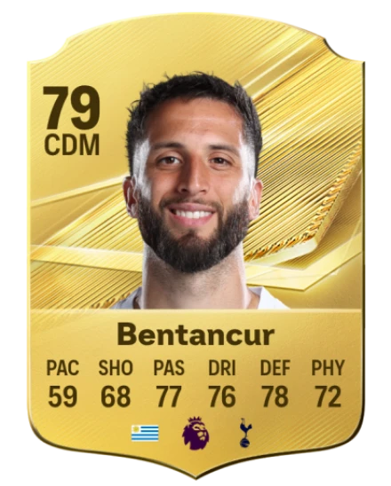 Bentancur 79 Common CDM FC 26 card