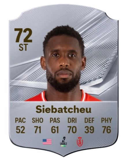 Siebatcheu 72 Rare ST FC 26 card