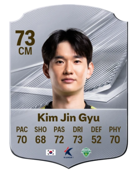 Kim Jin Gyu 73 Common CM FC 26 card