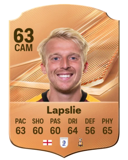 Lapslie 63 Bronze CAM FC 27 card