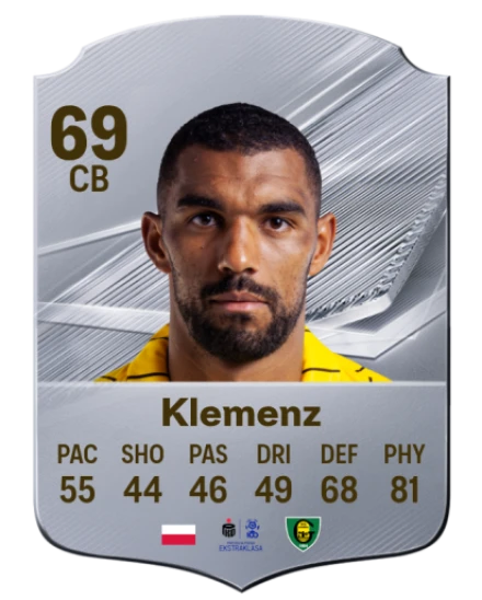 Klemenz 69 Common CB FC 26 card