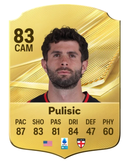 Pulisic 83 Common CAM FC 26 card