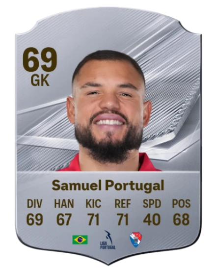 Samuel Portugal 69 Common GK FC 26 card