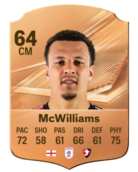 McWilliams 64 Common CM FC 26 card