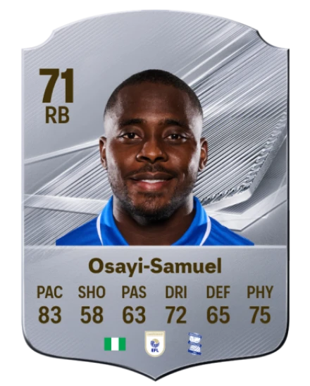 Osayi-Samuel 71 Common RB FC 26 card
