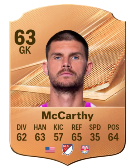 McCarthy 63 Common GK FC 26 card