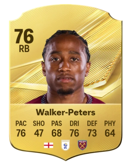 Walker-Peters 76 Common RB FC 26 card