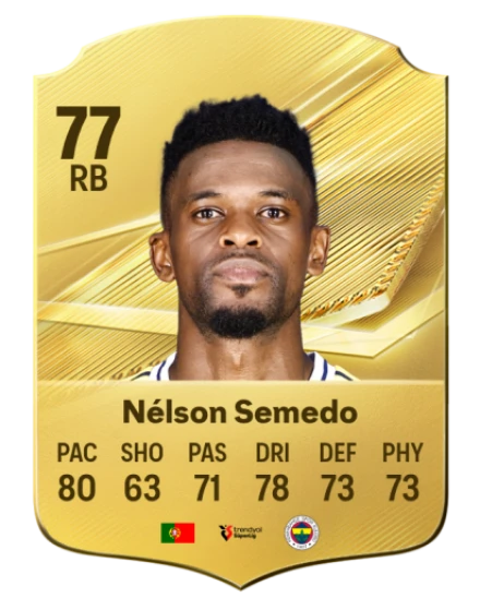 Nélson Semedo 77 Common RB FC 26 card
