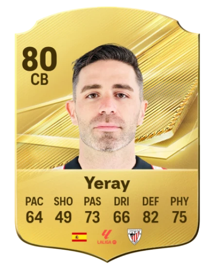 Yeray 80 Common CB FC 26 card
