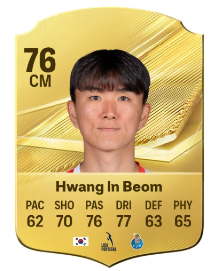 Hwang In Beom 76 Common CM FC 26 card