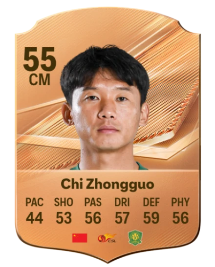 Chi Zhongguo 55 Bronze CM FC 27 card