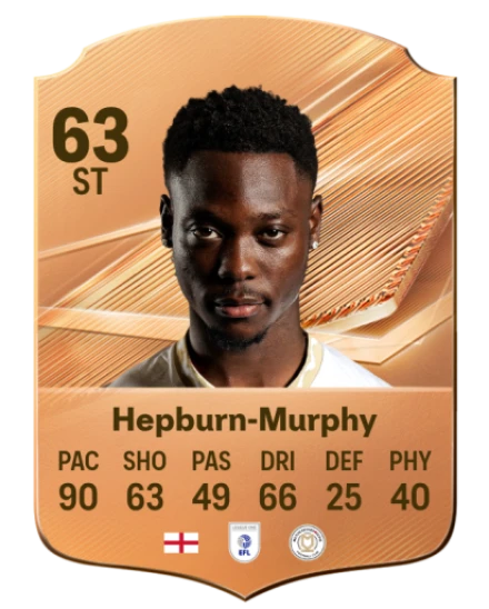 Hepburn-Murphy 63 Bronze ST FC 27 card