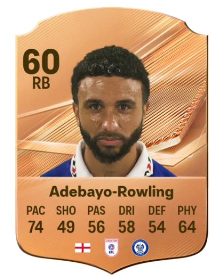 Adebayo-Rowling 60 Common RB FC 26 card